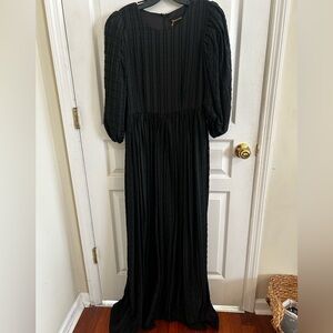 Sine Goya Black Gingham Dress, NWT
